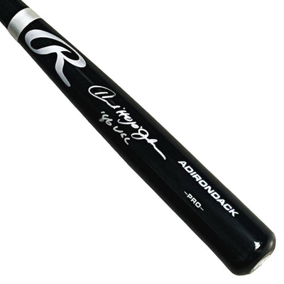 Howard Johnson Signed 86 WSC Inscription Rawlings Black Baseball Bat (Beckett)