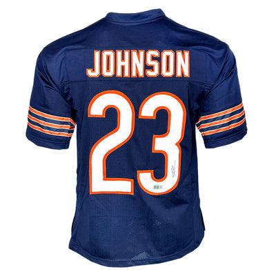 Roschon Johnson Signed Chicago Navy Football Jersey (JSA)
