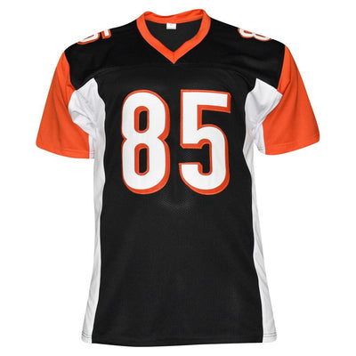 Chad Johnson Signed Cincinnati Black Ochocinco Football Jersey JSA