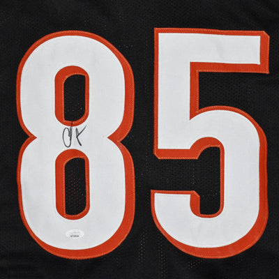 Chad Johnson Signed Cincinnati Black Ochocinco Football Jersey JSA
