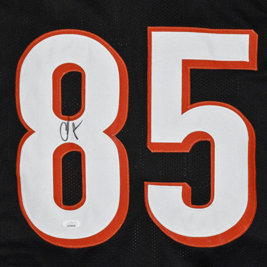 Chad Johnson Signed Cincinnati Black Ochocinco Football Jersey JSA