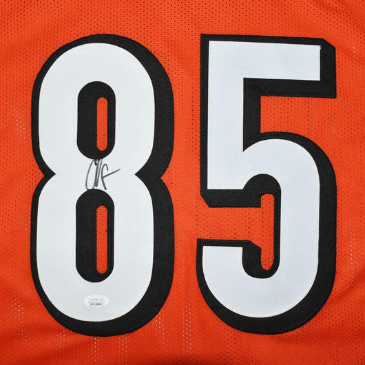 Chad Johnson Signed Cincinnati Orange Ochocinco Football Jersey (JSA)
