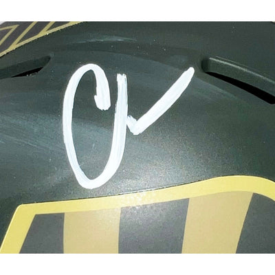 Chad Johnson Signed Cincinnati Bengals Salute 2025 Mini Football Helmet (JSA)