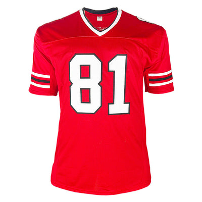 Billy "White Shoes" Johnson Signed Atlanta Red Football Jersey (JSA)