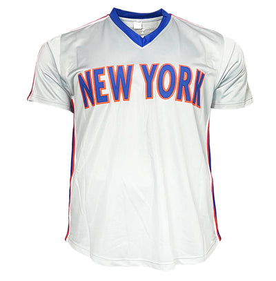 Howard Johnson Signed New York Grey Baseball Jersey (JSA)