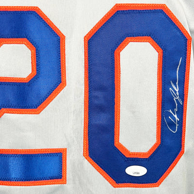 Howard Johnson Signed New York Grey Baseball Jersey (JSA)