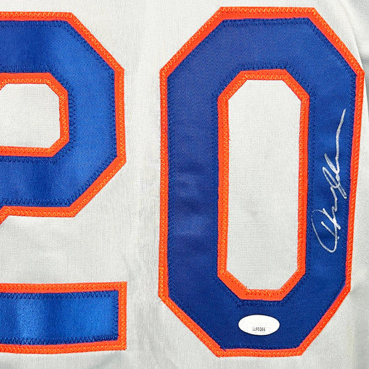 Howard Johnson Signed New York Grey Baseball Jersey (JSA)