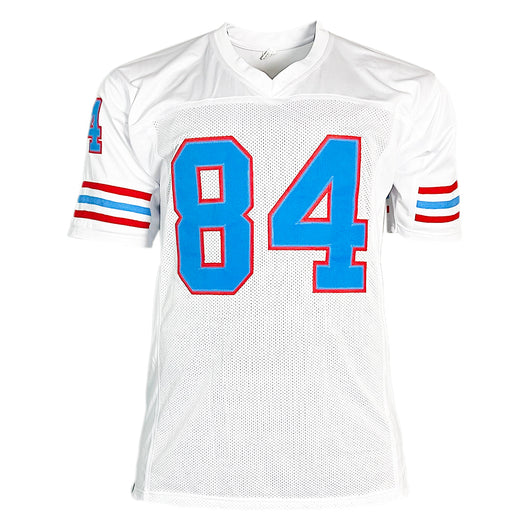 Billy "White Shoes" Johnson Signed Houston White Football Jersey (JSA)