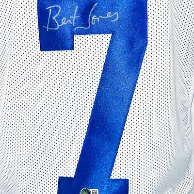 Bert Jones Signed Indianapolis White Football Jersey (Beckett)
