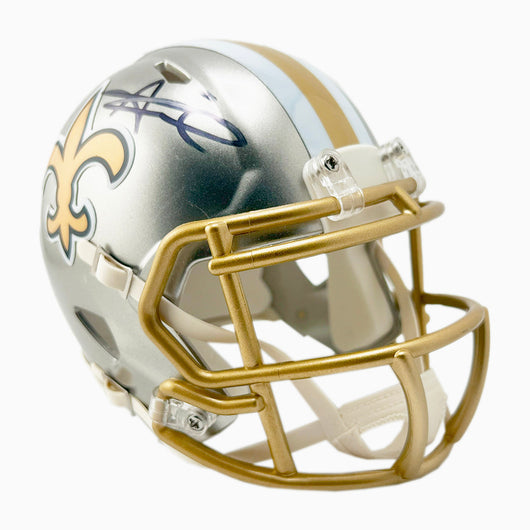 Alvin Kamara Signed New Orleans Saints Flash Mini Football Helmet (JSA)