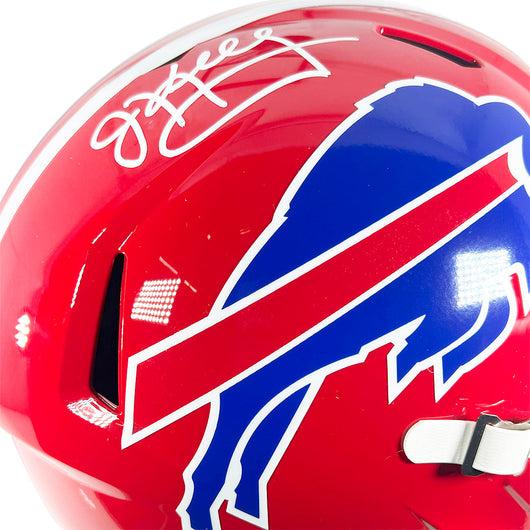 Jim Kelly Signed Buffalo Bills 1987-01 Speed Full-Size Replica Football Helmet (Beckett)