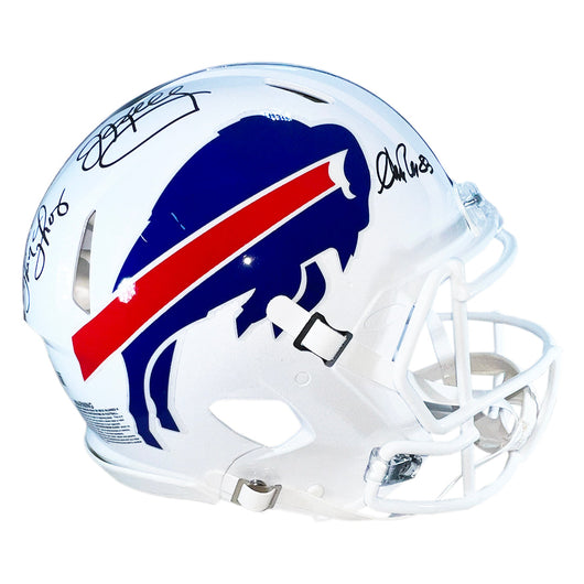 Bills Triplets Signed Buffalo Bills Authentic Speed Full-Size Football Helmet (Beckett)