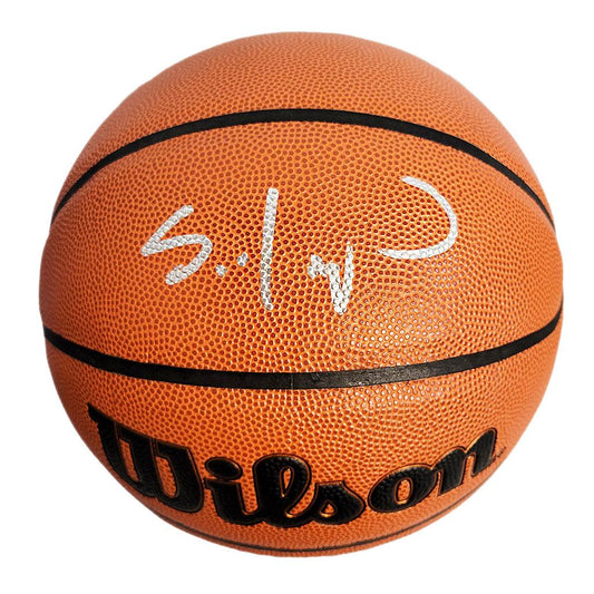 Shawn Kemp Signed Seattle SuperSonics Wilson Authentic Series NBA Basketball (Beckett)