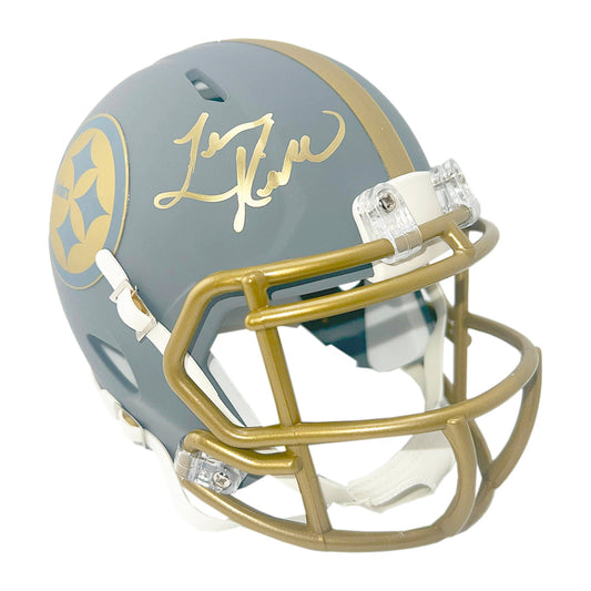Levon Kirkland Signed Pittsburgh Steelers Slate Alternate Speed Mini Football Helmet (Beckett)