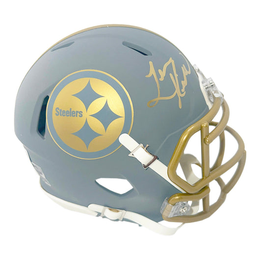 Levon Kirkland Signed Pittsburgh Steelers Slate Alternate Speed Mini Football Helmet (Beckett)