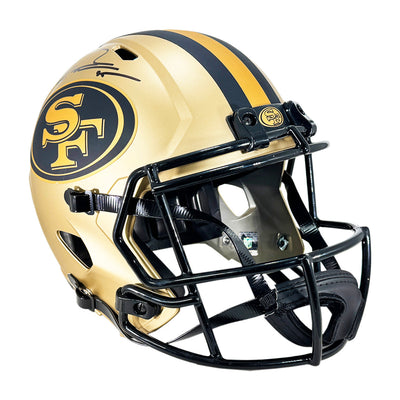 George Kittle Signed San Francisco 49ers Rave Full-Size Replica Football Helmet (Beckett)