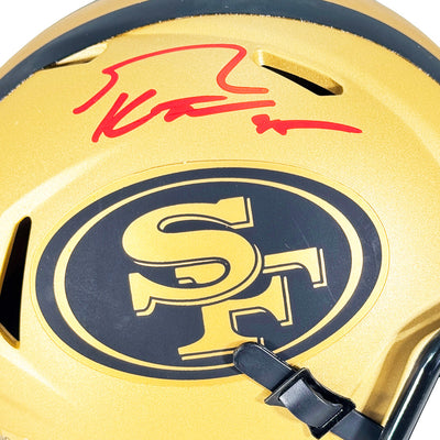George Kittle Signed San Francisco 49ers Rave Mini Football Helmet (Beckett)