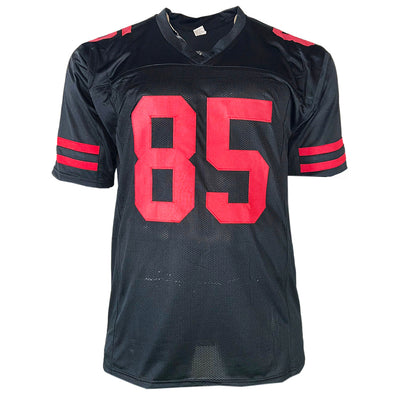 George Kittle Signed San Francisco Black Football Jersey (Beckett)