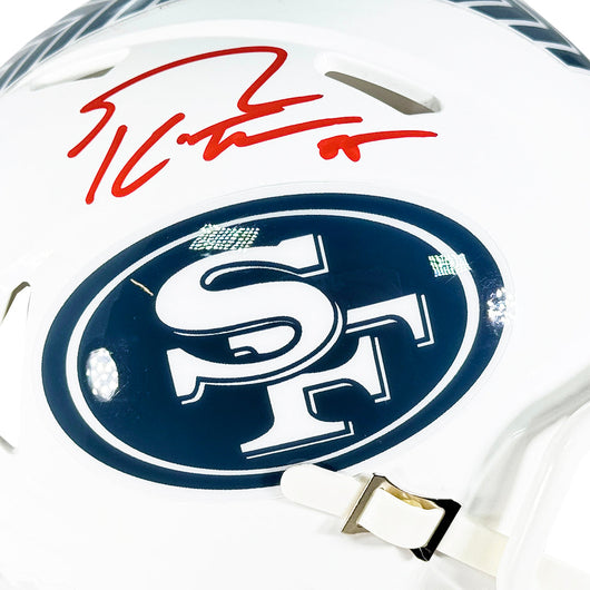 George Kittle Signed San Francisco 49ers Salute to Service 2024 Mini Football Helmet (Beckett)