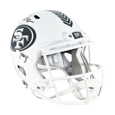 George Kittle Signed San Francisco 49ers Salute to Service 2024 Full-Size Replica Football Helmet (Beckett)