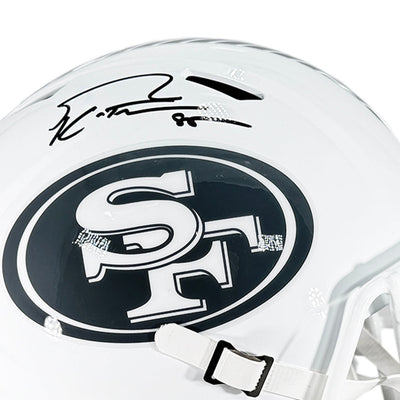 George Kittle Signed San Francisco 49ers Salute to Service 2024 Full-Size Replica Football Helmet (Beckett)