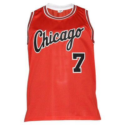 Toni Kukoc Signed Chicago Red Basketball Jersey (JSA)
