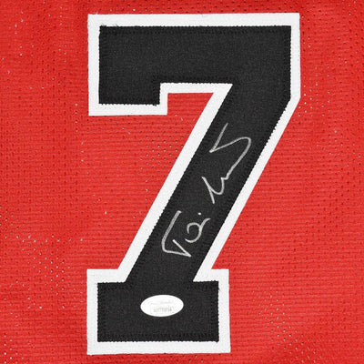 Toni Kukoc Signed Chicago Red Basketball Jersey (JSA)