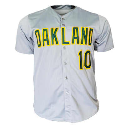 Tony LaRussa Signed Oakland Grey Baseball Jersey (JSA)