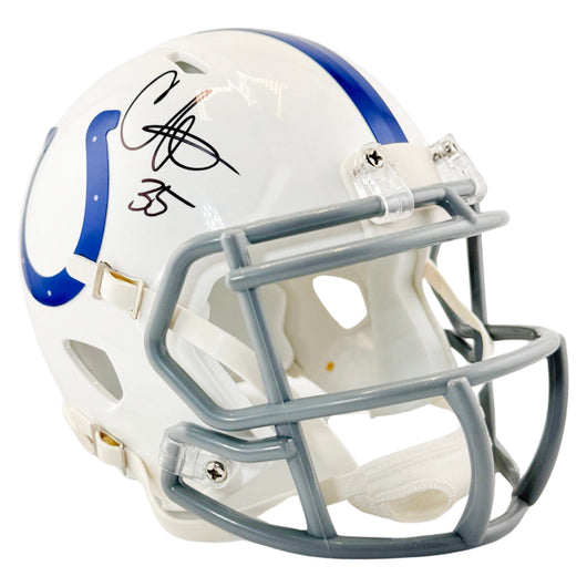 Chris Lammons Signed Indianapolis Colts Speed Mini Football Helmet (Beckett)