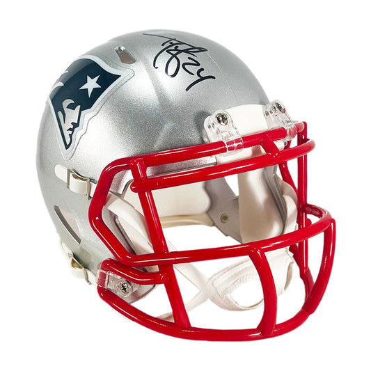 Ty Law Signed New England Patriots Speed Mini Football Helmet (JSA)