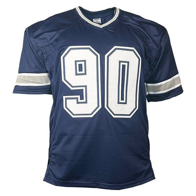 Demarcus Lawrence Signed Dallas Navy Football Jersey (JSA)