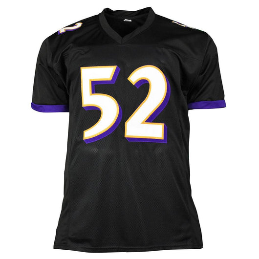 Ray Lewis Signed Baltimore Pro Black Football Jersey (Beckett)