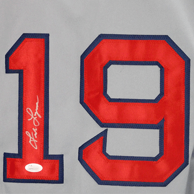 Fred Lynn Signed Boston Pro Edition Grey Baseball Jersey (JSA)