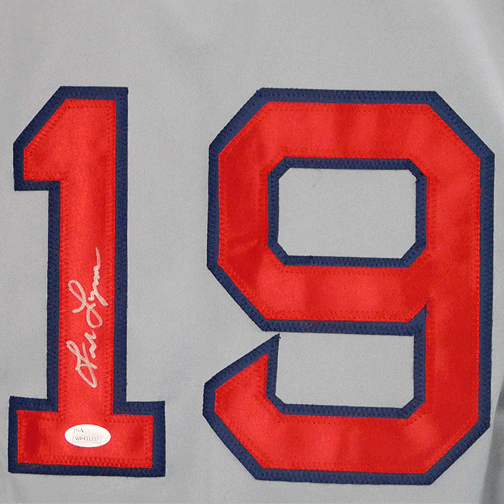 Fred Lynn Signed Boston Pro Edition Grey Baseball Jersey (JSA)