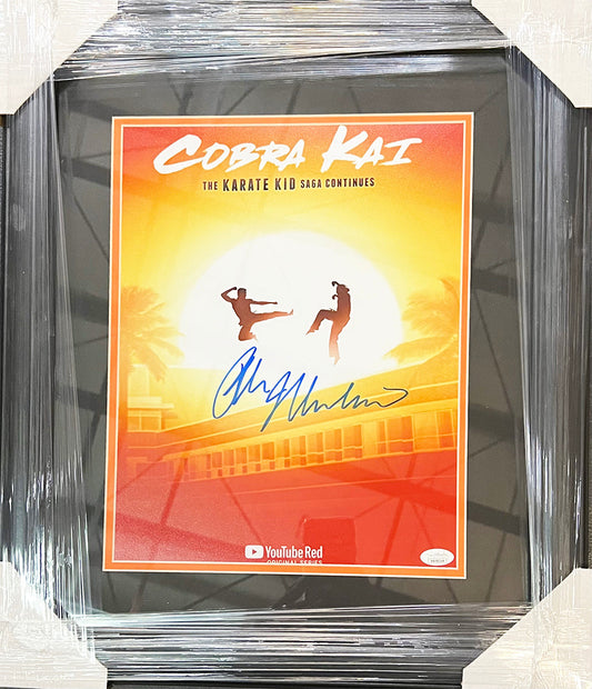 Ralph Macchio Signed Cobra Kai Saga Framed 11x14 Photo (JSA)