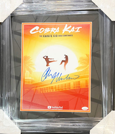 Ralph Macchio Signed Cobra Kai Saga Framed 11x14 Photo (JSA)