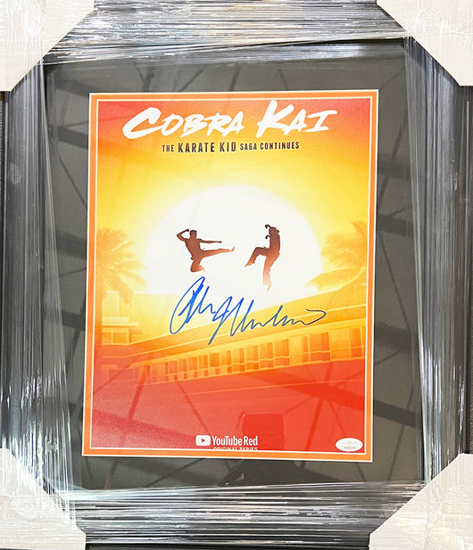 Ralph Macchio Signed Cobra Kai Saga Framed 11x14 Photo (JSA)
