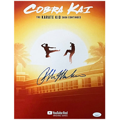 Ralph Macchio Signed Cobra Kai Pose 3 11x14 Photo (JSA)