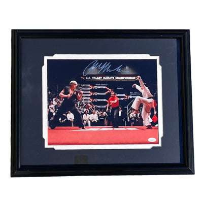 Ralph Macchio Signed Pose 2 Entertainment Framed 11x14 Photo (JSA)