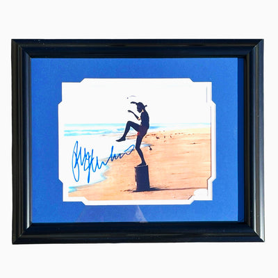 Ralph Macchio Signed Karate Kid Pose 1 Entertainment Framed 8x10 Photo (JSA)