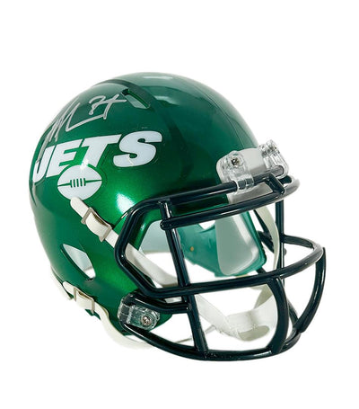 Nick Mangold Signed New York Jets Speed Mini Football Helmet (JSA)