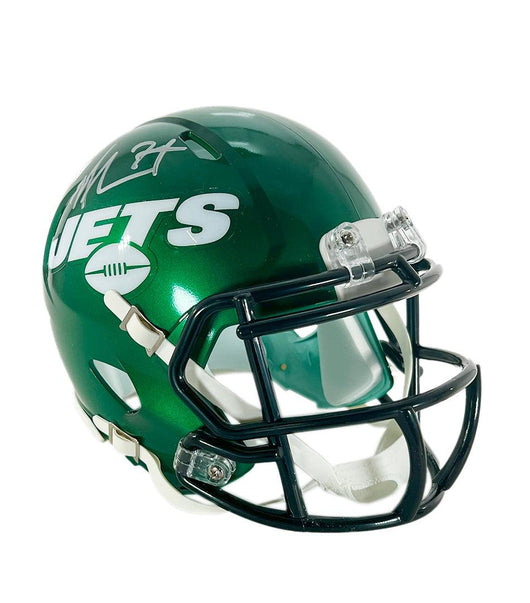 Nick Mangold Signed New York Jets Speed Mini Football Helmet (JSA)