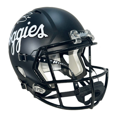 Johnny Manziel Signed Texas A&M Aggies Speed Full-Size Replica Football Helmet (Beckett)