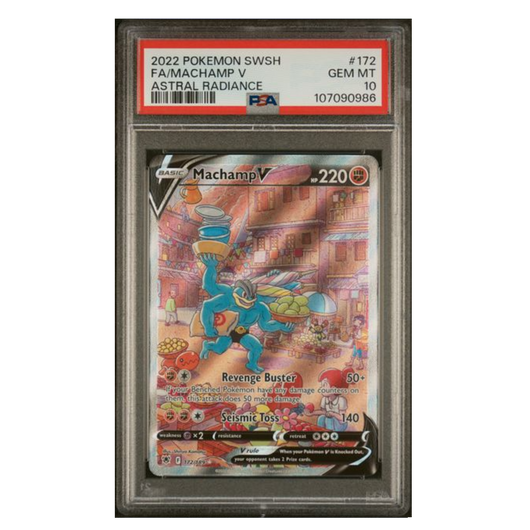 Machamp V Alternate Art Astral Radiance #172 PSA 10