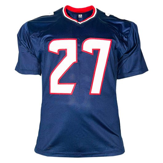 Woody Marks Signed Houston Blue Football Jersey (JSA)