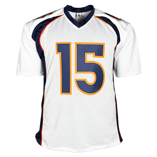 Brandon Marshall Signed Denver White Football Jersey (Beckett)