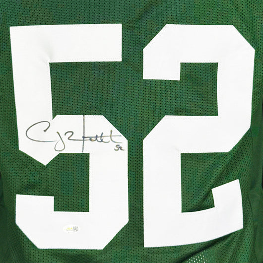 Clay Matthews Signed Green Bay Green Football Jersey (JSA)