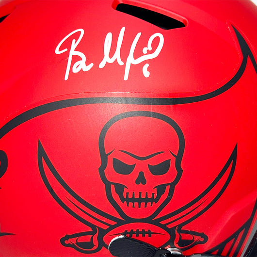 Baker Mayfield Signed Tampa Bay Buccaneers Rave Full-Size Replica Football Helmet (Beckett)