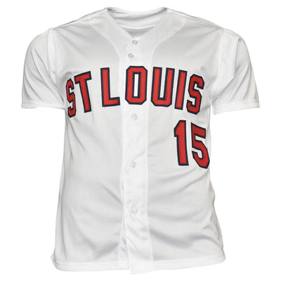 Tim McCarver Signed St Louis White Baseball Jersey (JSA)