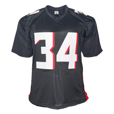 Ray-Ray McCloud Signed Atlanta Black Football Jersey (Beckett)